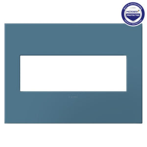 adorne® AWP3GMY Mystic Three-Gang Screwless Wall Plate with Microban®