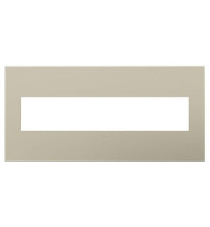 adorne® AWP5GTM1 Titanium Five-Gang Screwless Wall Plate
