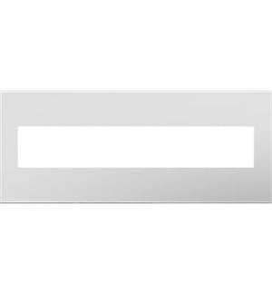 adorne® AWP6GPW1 Matte White Six-Gang Screwless Wall Plate with Microban®
