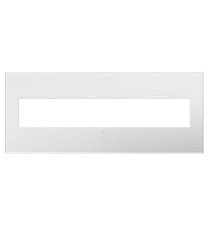 adorne® AWP6GWH1 Gloss White Six-Gang Screwless Wall Plate with Microban®