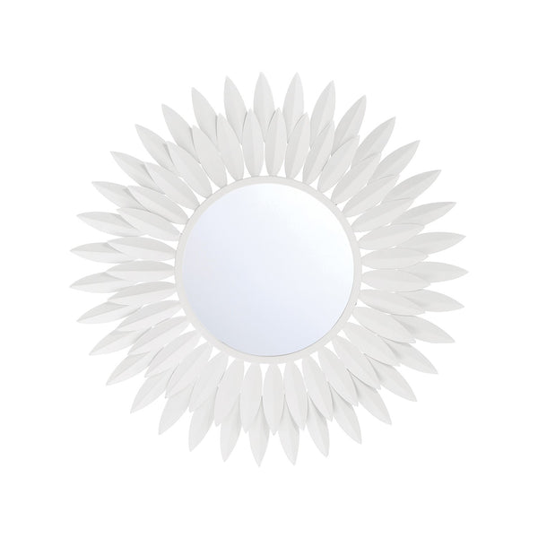 Laurel 20" Mirror, Matte White