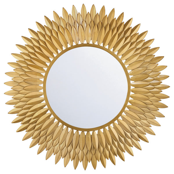 Laurel 30" Mirror, Antique Gold