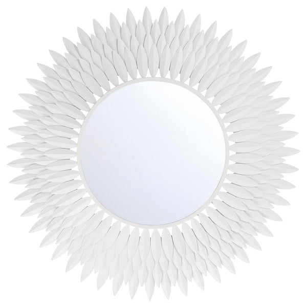 Laurel 30" Mirror, Matte White