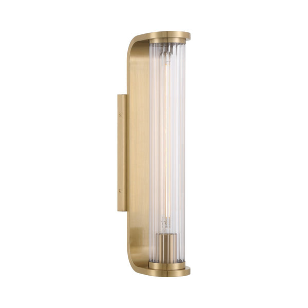 Beckett 4.25" LED Wall Sconce, Aged Brass