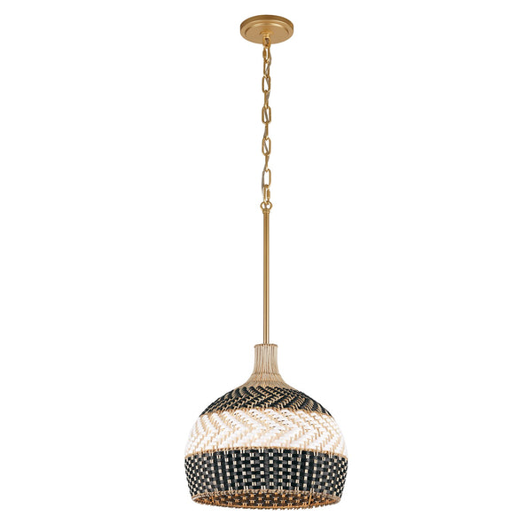 Zana 14" Three Light Pendant, Soft Gold