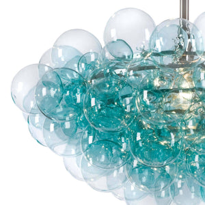 Bubbles 27" One Light Chandelier, Brushed Nickel