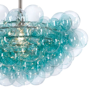 Bubbles 27" One Light Chandelier, Brushed Nickel