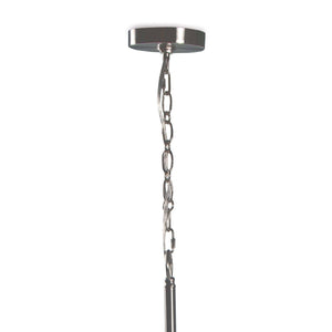 Bubbles 27" One Light Chandelier, Brushed Nickel / Clear Glass