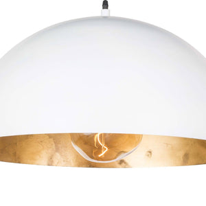 Sigmund 23" One Light Large Pendant, White