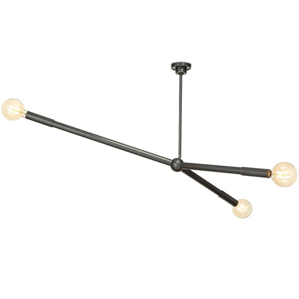 Talon 51" Three Lights Chandelier, Oil Rubbed Bronze