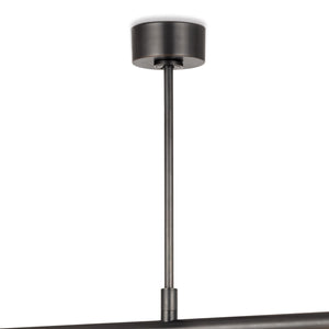Wick 56" Eight Lights Chandelier, Oil Rubbed Bronze