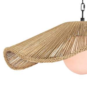 Provence Café 31" One Light Large Pendant, Natural