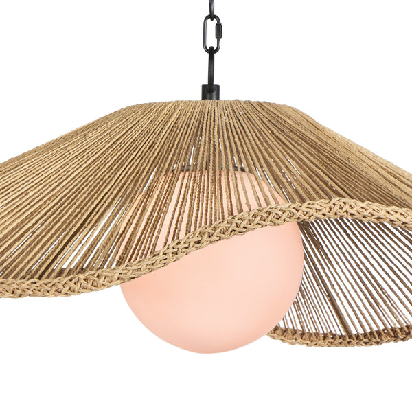Provence Café 31" One Light Large Pendant, Natural