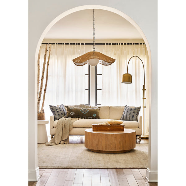 Provence Café 31" One Light Large Pendant, Natural