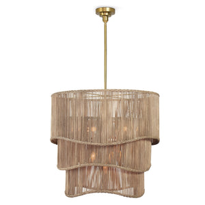 Nimes 28" Eleven Lights Chandelier, Natural