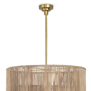Nimes 28" Eleven Lights Chandelier, Natural
