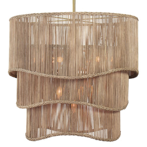 Nimes 28" Eleven Lights Chandelier, Natural