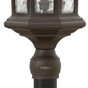 Sentry 12" Four Lights Large Post Mount Lantern, Oil Rubbed Bronze