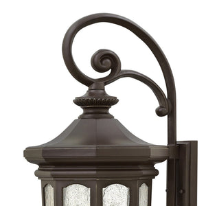 Sentry 12" Four Lights Large Wall Mount Lantern, Oil Rubbed Bronze