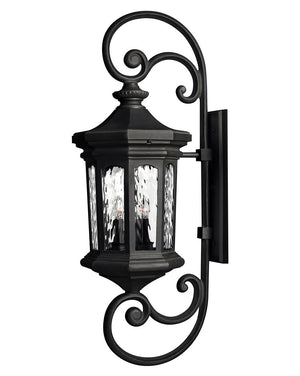 Sentry 13" Four Lights Double XL Wall Mount Lantern, Museum Black