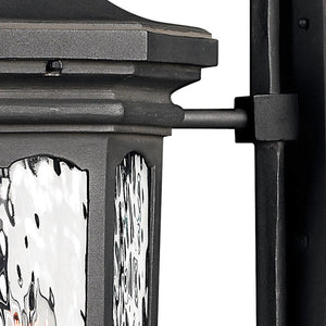 Sentry 13" Four Lights Double XL Wall Mount Lantern, Museum Black