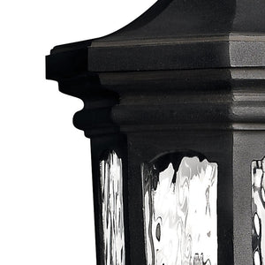 Sentry 13" Four Lights Double XL Wall Mount Lantern, Museum Black
