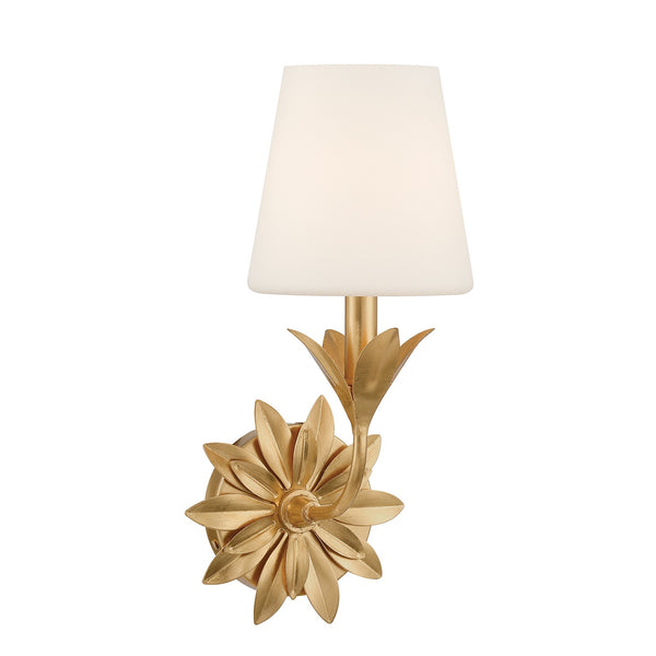 Laurel 6.5" One Light Wall Sconce, Antique Gold