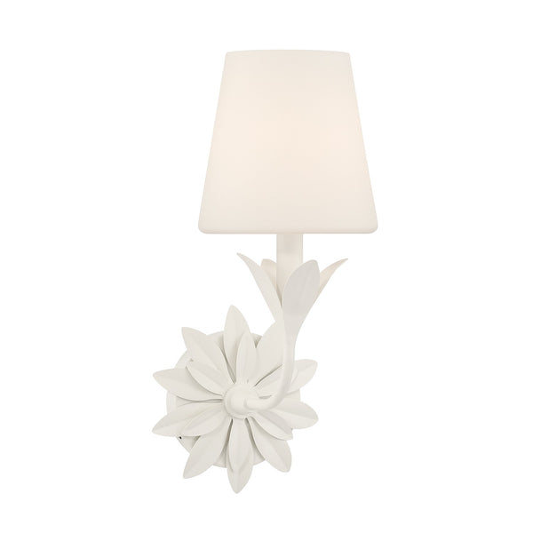 Laurel 6.5" One Light Wall Sconce, Matte White