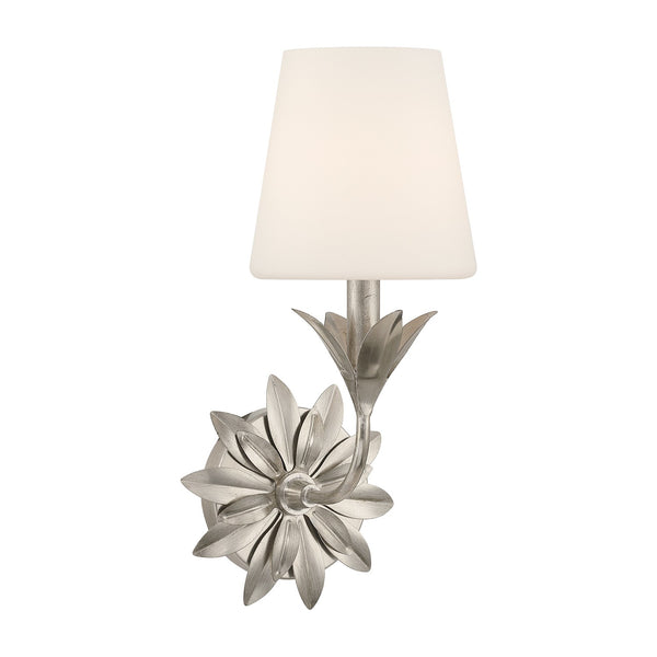 Laurel 6.5" One Light Wall Sconce, Antique Silver
