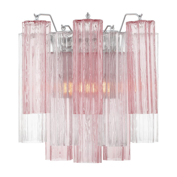 Adler 14.5" Two Light Wall Sconce, Polished Chrome