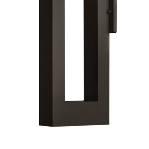 Draco 3" Large Wall Mount Lantern, Satin Black