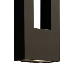 Draco 9" Large Wall Mount Lantern, Bronze