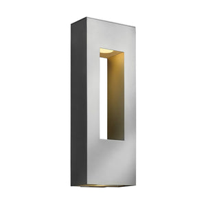 Draco 9" Large Wall Mount Lantern, Titanium