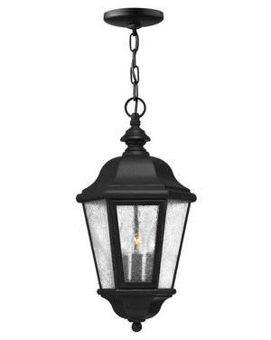 Dorado 10" Three Lights Medium Hanging Lantern, Black