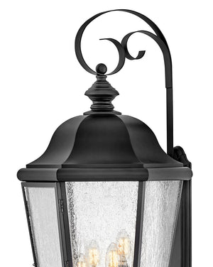 Dorado 15" Four Lights Extra Large Wall Mount Lantern, Black