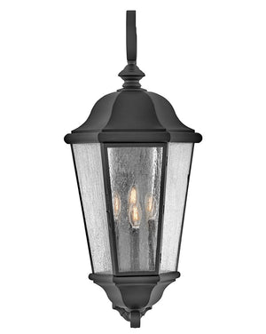 Dorado 15" Four Lights Extra Large Wall Mount Lantern, Black