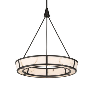 Ravello 24" Chandelier, Dark Bronze