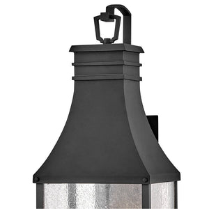 Crest 13" Five Lights Extra Large Wall Mount Lantern, Museum Black