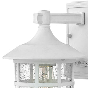 Fjord 6" One Light Small Wall Mount Lantern, Classic White