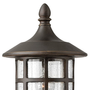 Fjord 10" One Light Medium Post Mount Lantern, Oil Rubbed Bronze