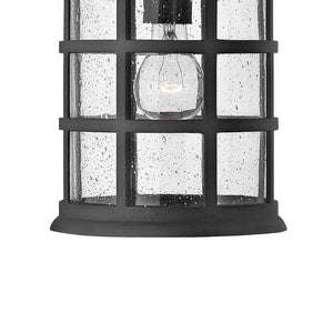 Fjord 10" One Light Medium Hanging Lantern, Black