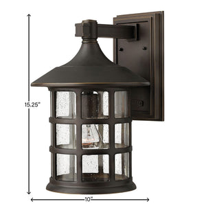 Fjord 10" One Light Medium Wall Mount Lantern, Oil Rubbed Bronze
