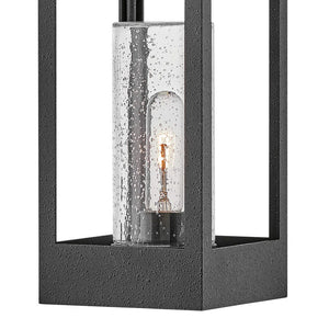 Mantle 6" One Light Large Wall Mount Lantern, Distressed Zinc