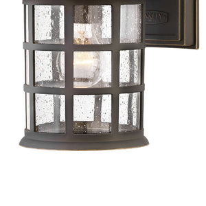 Grotto 8" One Light Small Wall Mount Lantern, Oil Rubbed Bronze