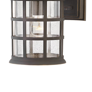 Grotto 10" One Light Medium Wall Mount Lantern, Oil Rubbed Bronze