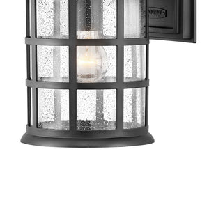 Grotto 10" One Light Medium Wall Mount Lantern, Textured Black
