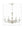 Maison Parisienne 28'' Six Light Chandelier, Antique White Alt 5.jpg
