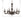 Maison Parisienne 28'' Six Light Chandelier, Venetian Bronze - Alternate Product Image 1.jpg
