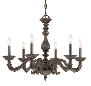 Maison Parisienne 28'' Six Light Chandelier, Venetian Bronze - Main Product Image.jpg