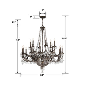 Consuela 44'' 23 Light Chandelier, English Bronze - Alternate Product Image 3.jpg